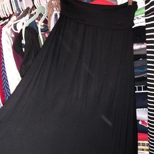 Wide band Maxi Skirt